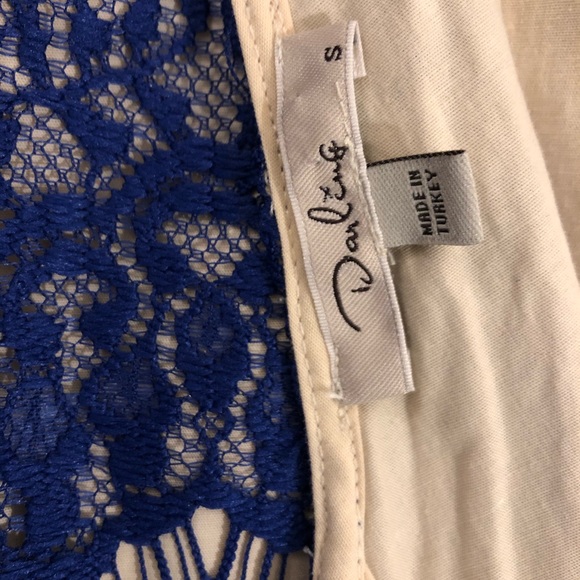 Blue Eyelash Lace Dress - Picture 2 of 8